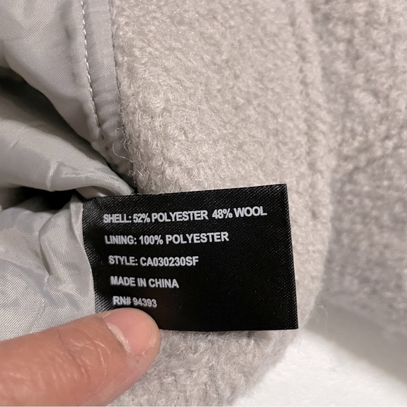 Junior's Coffee Shop Faux Wool Trucker Jacket size S - Picture 9 of 13